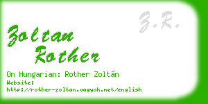 zoltan rother business card